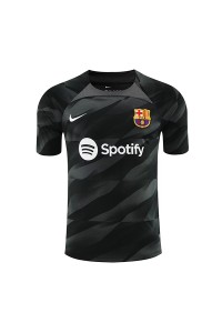 Fotbalové Dres Barcelona Brankářské Venkovní Oblečení 2023-24 Krátký Rukáv